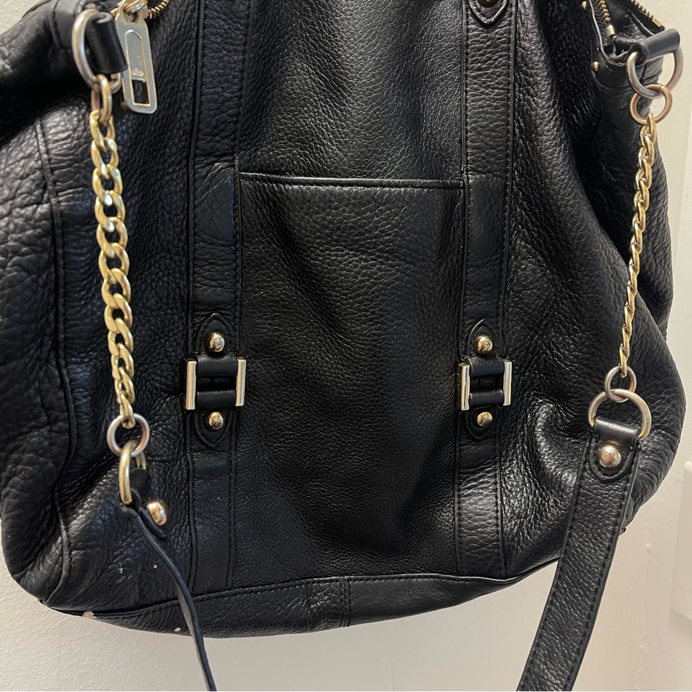 Juicy couture vintage large black leather purse